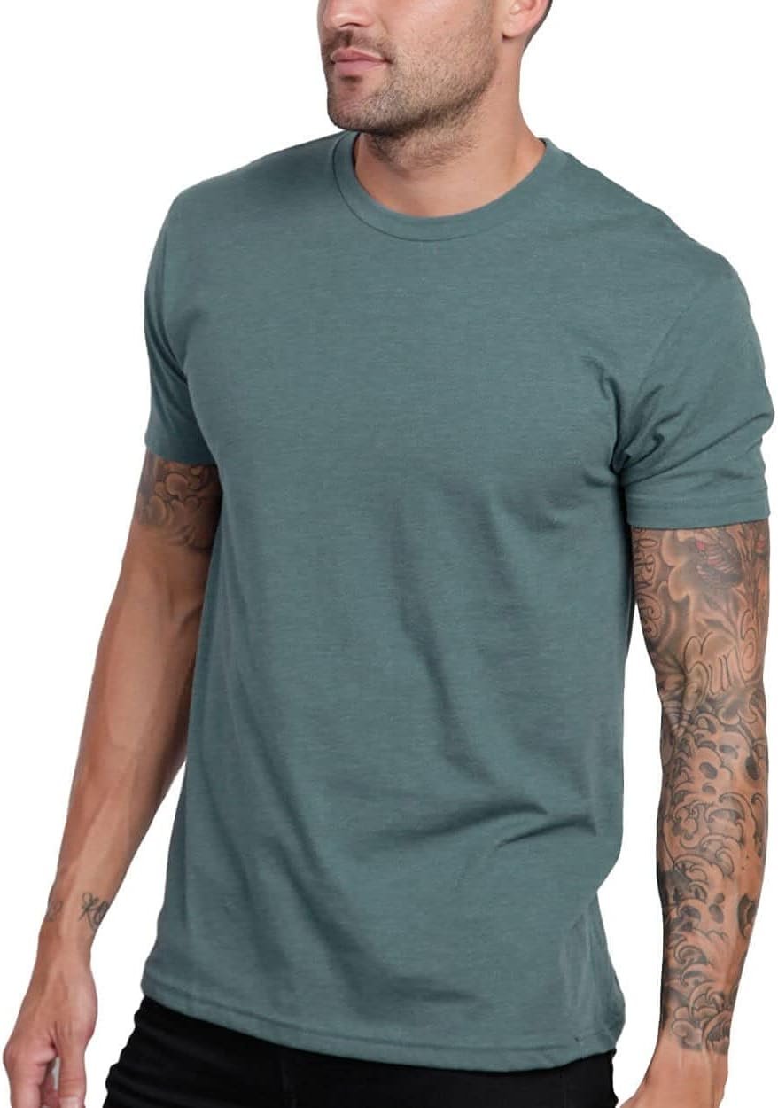 514cCZyeUS._AC_SL1250_.jpg Mens T Shirt - Short Crew Neck Soft Fitted Tees S - 4XL Fresh Classic Tshirts - Image 1