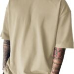 Men's Fashion Oversized Tshirts Workout Short  T-Shirt Dry Fit Lightweight Crewneck Tee Tops