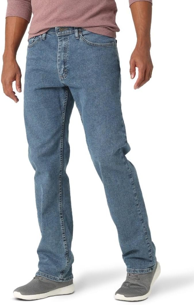 61zHcuUrx2L._AC_SL1080_.jpg Men's Comfort Flex Waist Relaxed Fit Jean - Image 1