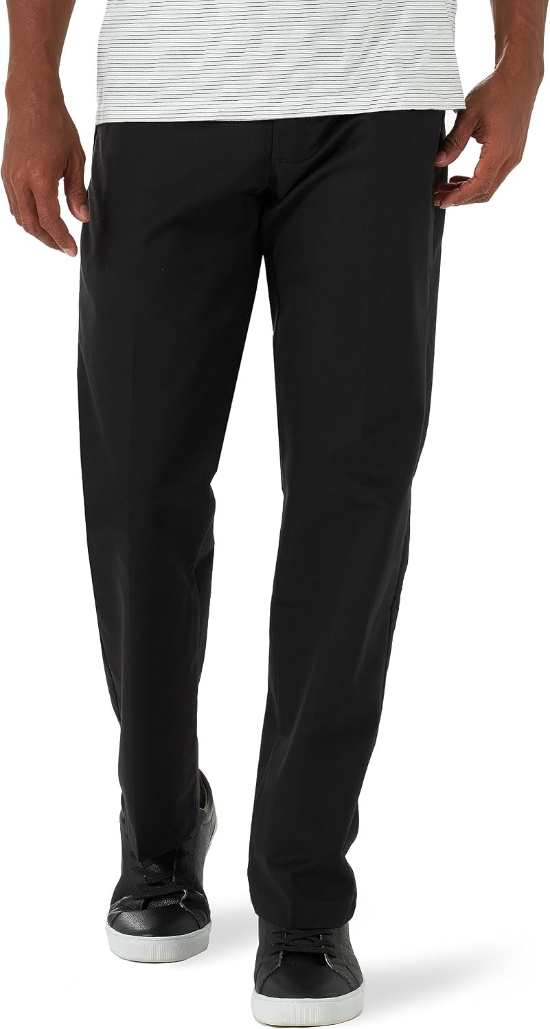 71WXBWwAJgL._AC_SL1500_.jpg Men's Stretch Relaxed Fit Flat Front Pant - Image 1