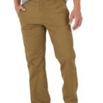 Men's  Flat Front Regular Straight Pant