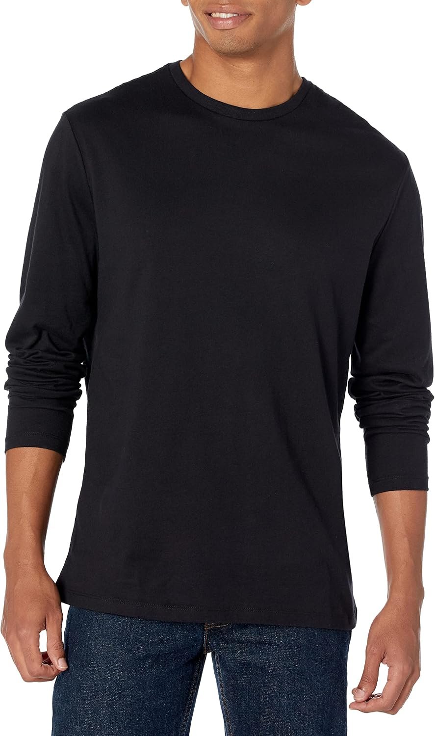 81hZnx5QObL._AC_SL1500_.jpg Men's Slim-Fit Long-Sleeve T-Shirt - Image 1