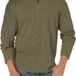 Men's Long Sleeve Fleece Quarter-Zip Sweater
